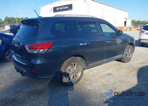 2013 Nissan Pathfinder Sl из США, поврежденный, VIN 5N1AR2MN0DC652564